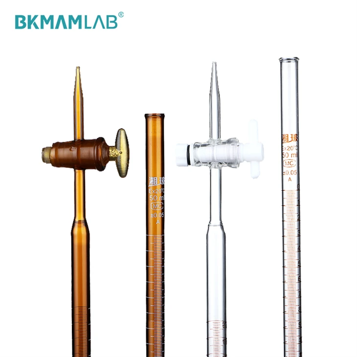Lab Glassware Clear Glass Burette